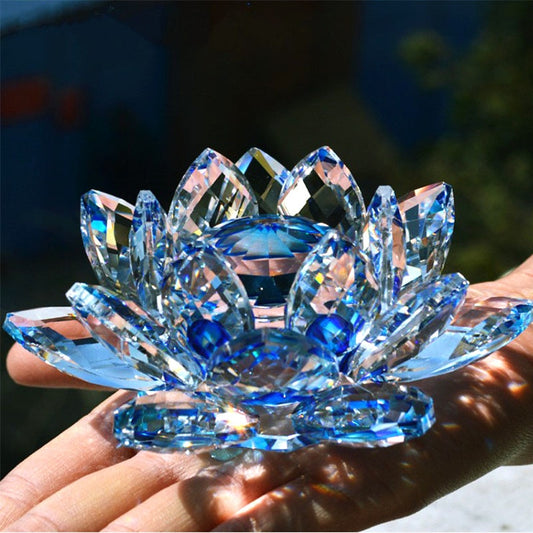 Quartz Crystal Lotus Flower Crafts