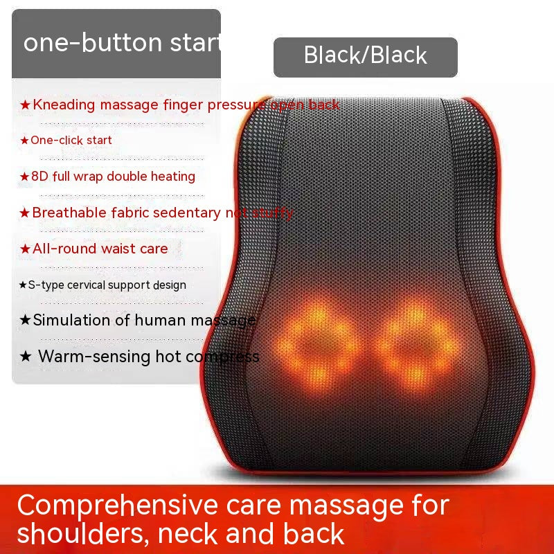 Waist Massager Cervical Back Leg Kneading Pillow Whole Body Electric Massage Mat