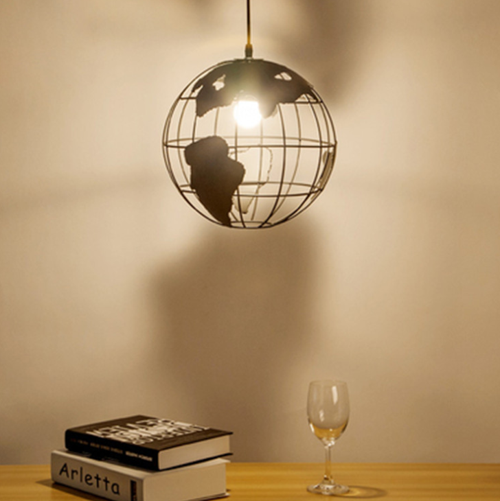 Globe Pendant Earth Globe Lamp